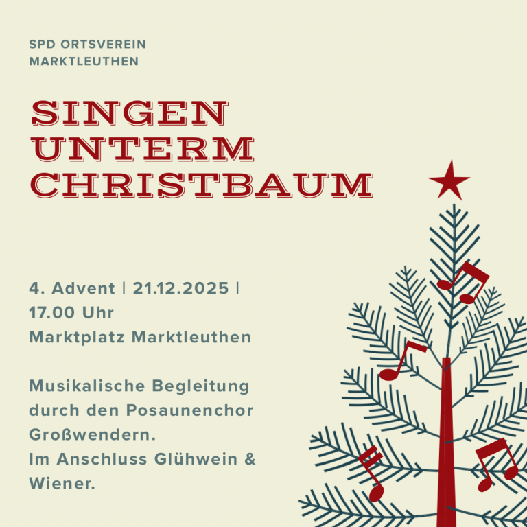 Singen unterm Christbaum 2025